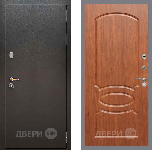 Входная металлическая Дверь Рекс (REX) 5 Серебро Антик FL-128 Морёная берёза в Красноармейске