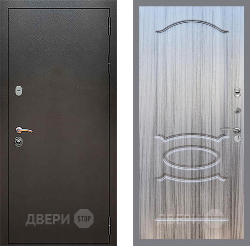 Дверь Рекс (REX) 5 Серебро Антик FL-128 Сандал грей в Красноармейске