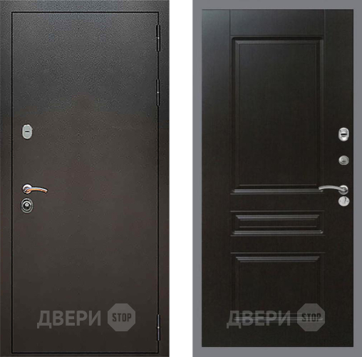 Входная металлическая Дверь Рекс (REX) 5 Серебро Антик FL-243 Венге в Красноармейске
