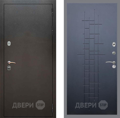 Входная металлическая Дверь Рекс (REX) 5 Серебро Антик FL-289 Ясень черный в Красноармейске