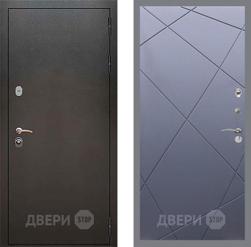 Входная металлическая Дверь Рекс (REX) 5 Серебро Антик FL-291 Силк титан в Красноармейске