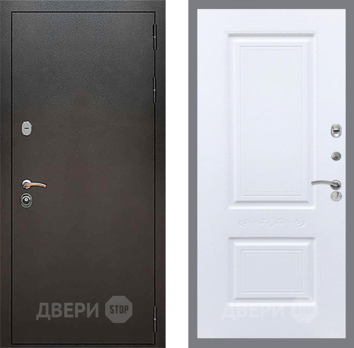 Дверь Рекс (REX) 5 Серебро Антик Смальта Силк Сноу в Красноармейске