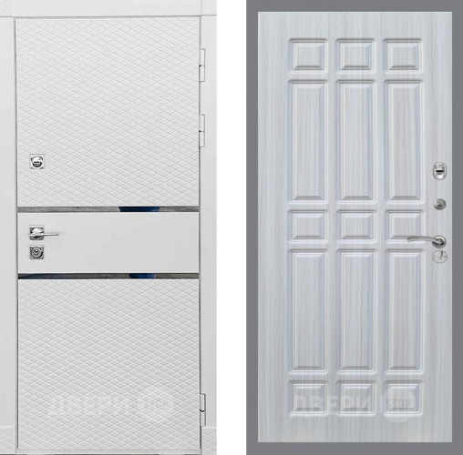 Входная металлическая Дверь Рекс (REX) 15 Силк Сноу FL-33 Сандал белый в Красноармейске
