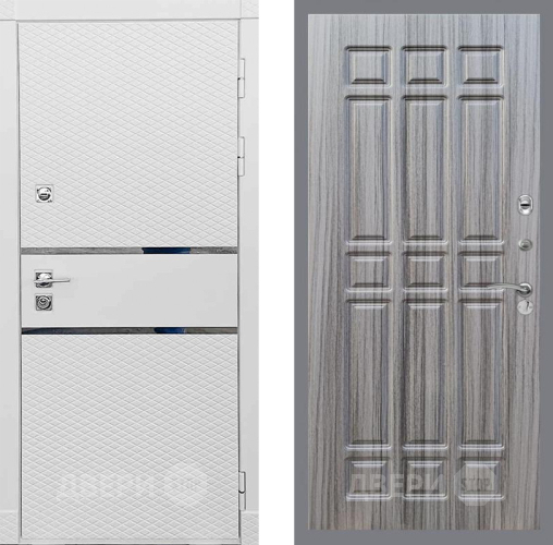 Входная металлическая Дверь Рекс (REX) 15 Силк Сноу FL-33 Сандал грей в Красноармейске