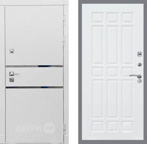 Входная металлическая Дверь Рекс (REX) 15 Силк Сноу FL-33 Силк Сноу в Красноармейске