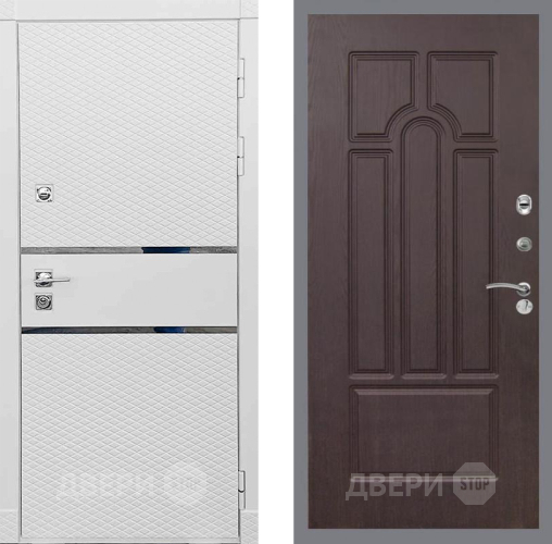 Входная металлическая Дверь Рекс (REX) 15 Силк Сноу FL-58 Венге в Красноармейске