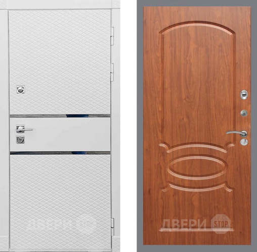 Входная металлическая Дверь Рекс (REX) 15 Силк Сноу FL-128 Морёная берёза в Красноармейске