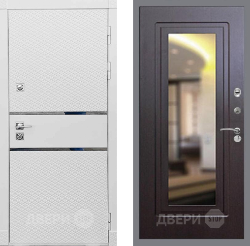 Входная металлическая Дверь Рекс (REX) 15 Силк Сноу FLZ-120 Венге в Красноармейске