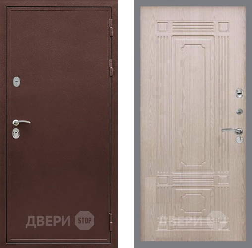 Входная металлическая Дверь Рекс (REX) 5А FL-2 Беленый дуб в Красноармейске