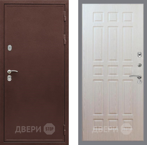Входная металлическая Дверь Рекс (REX) 5А FL-33 Беленый дуб в Красноармейске