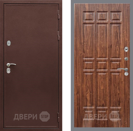 Входная металлическая Дверь Рекс (REX) 5А FL-33 орех тисненый в Красноармейске