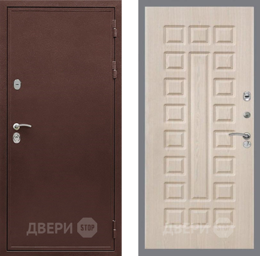 Входная металлическая Дверь Рекс (REX) 5А FL-183 Беленый дуб в Красноармейске