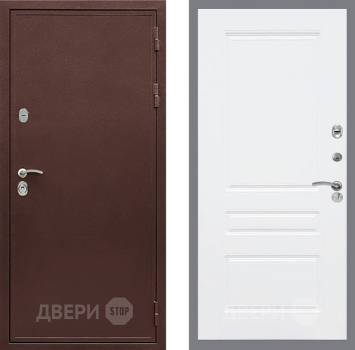 Входная металлическая Дверь Рекс (REX) 5А FL-243 Силк Сноу в Красноармейске