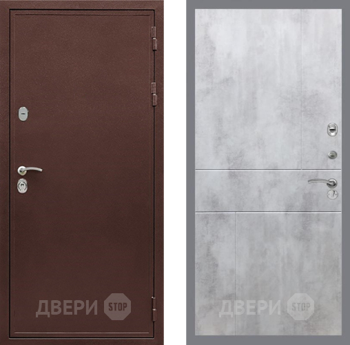 Входная металлическая Дверь Рекс (REX) 5А FL-290 Бетон светлый в Красноармейске