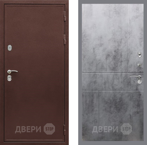 Входная металлическая Дверь Рекс (REX) 5А FL-290 Бетон темный в Красноармейске