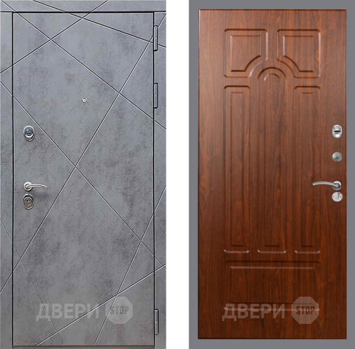Входная металлическая Дверь Рекс (REX) 13 Бетон Темный FL-58 Морёная берёза в Красноармейске