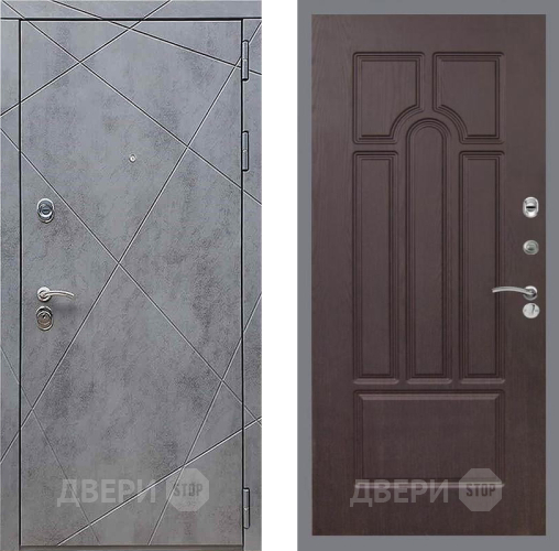 Входная металлическая Дверь Рекс (REX) 13 Бетон Темный FL-58 Венге в Красноармейске