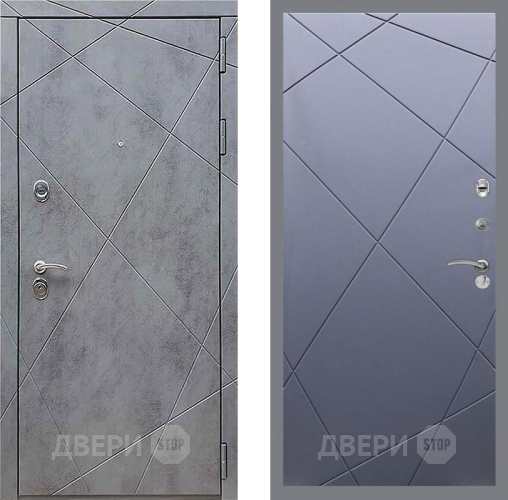Входная металлическая Дверь Рекс (REX) 13 Бетон Темный FL-291 Силк титан в Красноармейске
