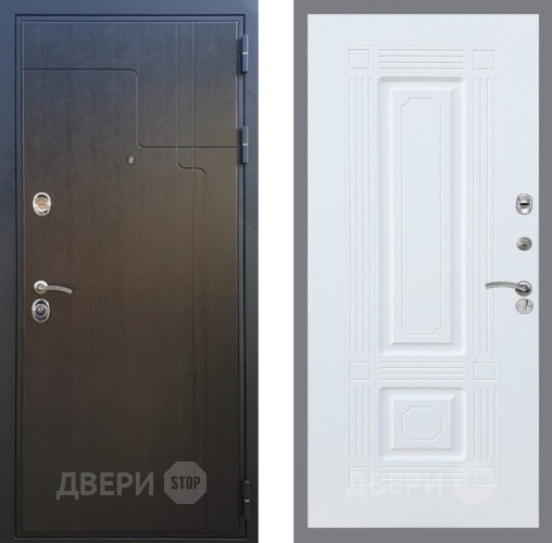 Входная металлическая Дверь Рекс (REX) Премиум-246 FL-2 Силк Сноу в Красноармейске
