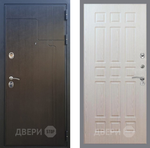 Входная металлическая Дверь Рекс (REX) Премиум-246 FL-33 Беленый дуб в Красноармейске