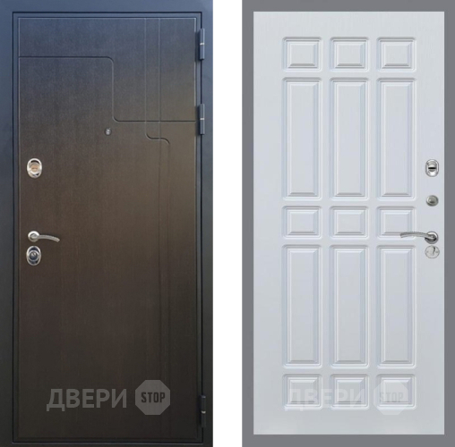 Входная металлическая Дверь Рекс (REX) Премиум-246 FL-33 Белый ясень в Красноармейске