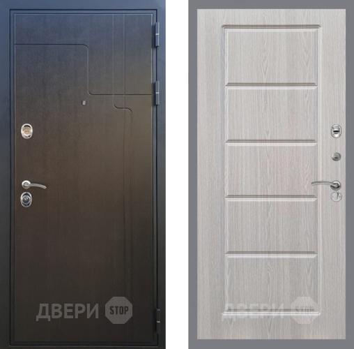Входная металлическая Дверь Рекс (REX) Премиум-246 FL-39 Беленый дуб в Красноармейске