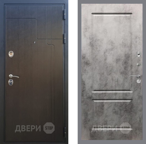 Входная металлическая Дверь Рекс (REX) Премиум-246 FL-117 Бетон темный в Красноармейске
