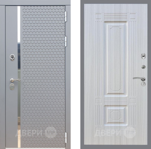 Входная металлическая Дверь Рекс (REX) 24 FL-2 Сандал белый в Красноармейске