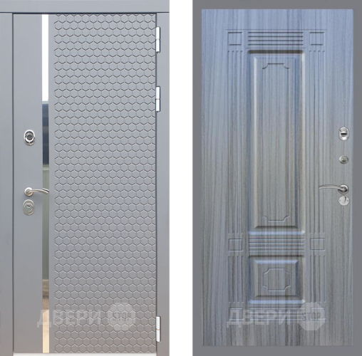 Входная металлическая Дверь Рекс (REX) 24 FL-2 Сандал грей в Красноармейске