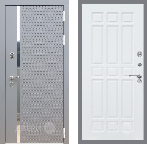 Входная металлическая Дверь Рекс (REX) 24 FL-33 Силк Сноу в Красноармейске