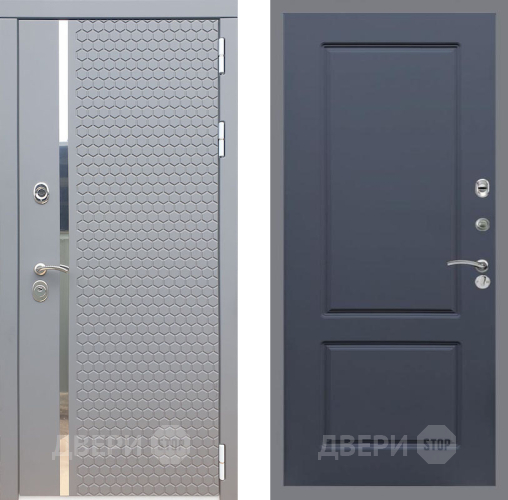 Входная металлическая Дверь Рекс (REX) 24 FL-117 Силк титан в Красноармейске