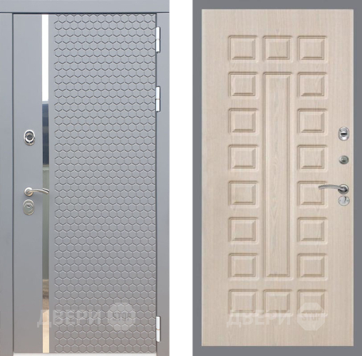 Входная металлическая Дверь Рекс (REX) 24 FL-183 Беленый дуб в Красноармейске