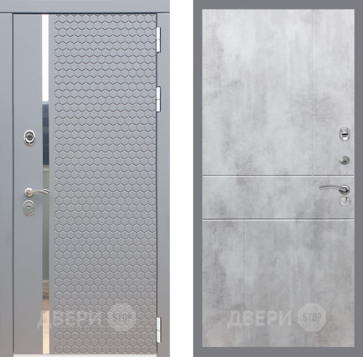 Входная металлическая Дверь Рекс (REX) 24 FL-290 Бетон светлый в Красноармейске
