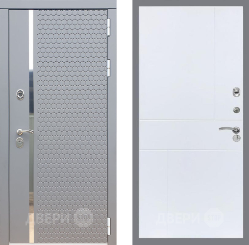 Входная металлическая Дверь Рекс (REX) 24 FL-290 Силк Сноу в Красноармейске