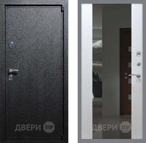 Дверь Рекс (REX) 3 СБ-16 Зеркало Белый ясень в Красноармейске