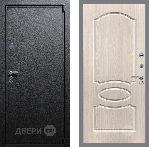 Входная металлическая Дверь Рекс (REX) 3 FL-128 Беленый дуб в Красноармейске