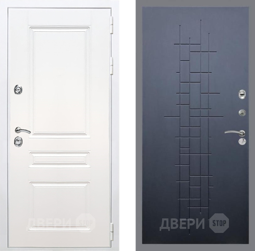 Дверь Рекс (REX) Премиум-н Силк Сноу FL-289 Ясень черный в Красноармейске