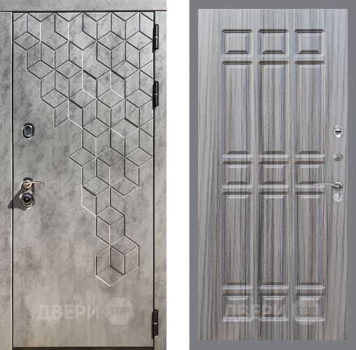 Входная металлическая Дверь Рекс (REX) 23 FL-33 Сандал грей в Красноармейске