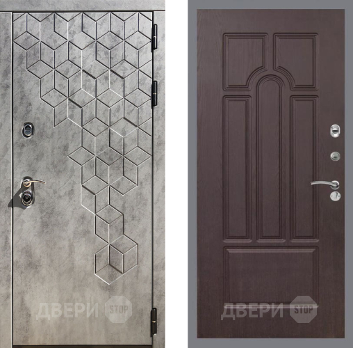 Входная металлическая Дверь Рекс (REX) 23 FL-58 Венге в Красноармейске