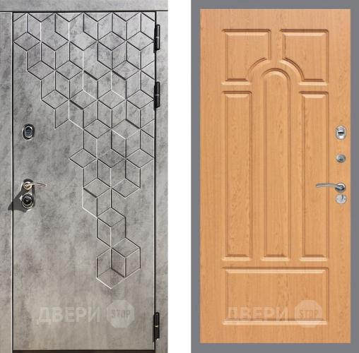Входная металлическая Дверь Рекс (REX) 23 FL-58 Дуб в Красноармейске