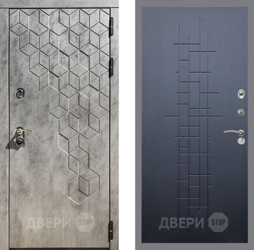 Входная металлическая Дверь Рекс (REX) 23 FL-289 Ясень черный в Красноармейске