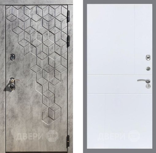 Входная металлическая Дверь Рекс (REX) 23 FL-290 Силк Сноу в Красноармейске