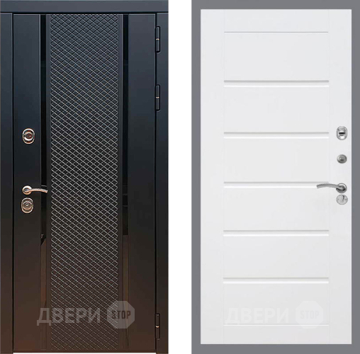 Входная металлическая Дверь Рекс (REX) 25 Сити Белый ясень в Красноармейске