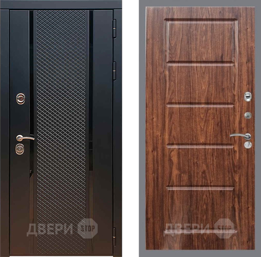 Входная металлическая Дверь Рекс (REX) 25 FL-39 орех тисненый в Красноармейске