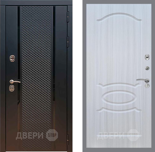 Входная металлическая Дверь Рекс (REX) 25 FL-128 Сандал белый в Красноармейске