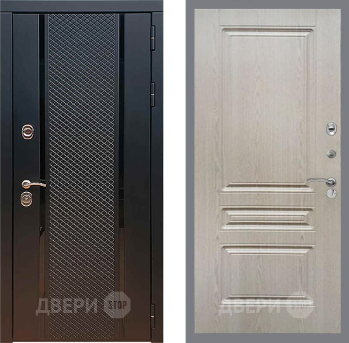 Входная металлическая Дверь Рекс (REX) 25 FL-243 Беленый дуб в Красноармейске