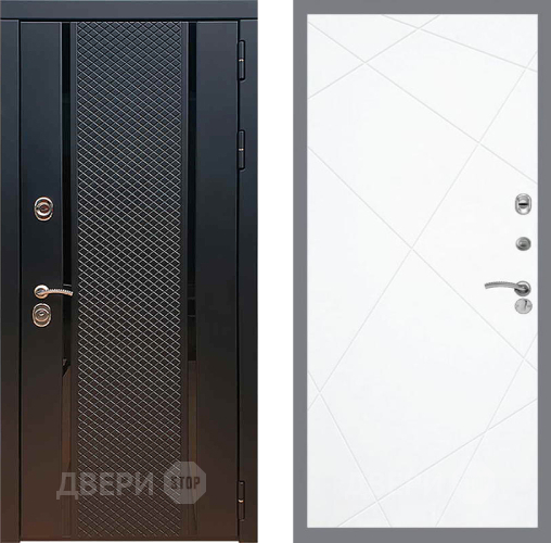 Входная металлическая Дверь Рекс (REX) 25 FL-291 Силк Сноу в Красноармейске