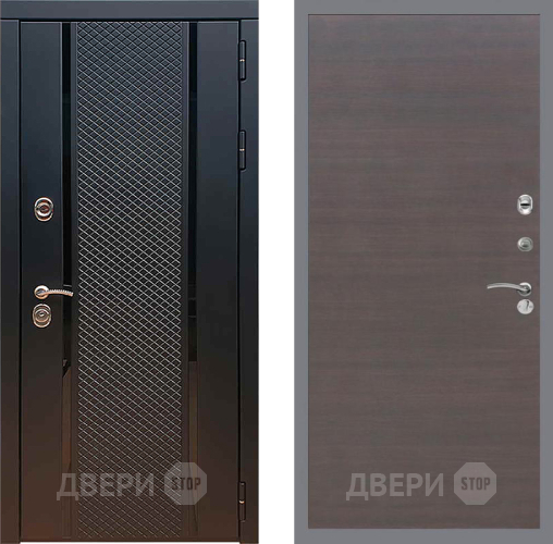 Входная металлическая Дверь Рекс (REX) 25 GL венге поперечный в Красноармейске