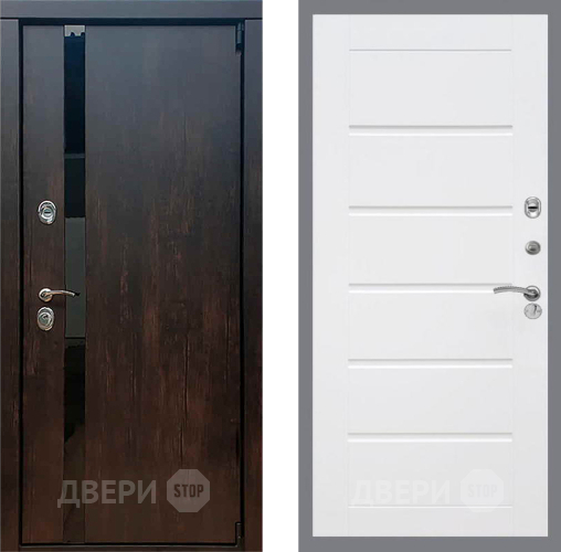 Входная металлическая Дверь Рекс (REX) 26 Сити Белый ясень в Красноармейске