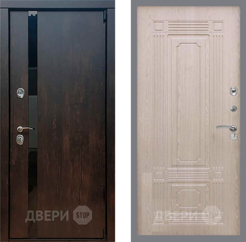 Входная металлическая Дверь Рекс (REX) 26 FL-2 Беленый дуб в Красноармейске